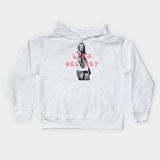 lana del rey visual art Kids Hoodie